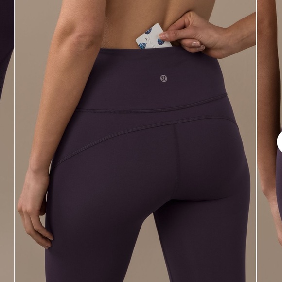 LuluLemon Anew Tight Black Currant 8 - Picture 6 of 9